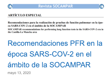 Recomendaciones espirometría COVID