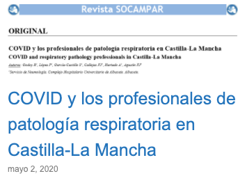 COVID y Profesionales sanitarios